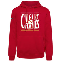 Calgary Flames Levelwear Podium Powerhouse Pullover Hoodie - NHL Hoodies