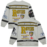 Baltimore Ravens All Over Print Vintage Fleece Crewneck Sweatshirt | NFL Near me