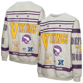 Minnesota Vikings All Over Print Vintage Fleece Crewneck Sweatshirt | NFL Near me