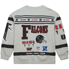 Atlanta Falcons All Over Print Vintage Fleece Crewneck Sweatshirt | NFL Near me