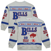 Buffalo Bills All Over Print Vintage Fleece Crewneck Sweatshirt | NFL Outlet