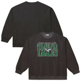Philadelphia Eagles Downtown Crew Vintage Logo Sweatshirt | NFL New