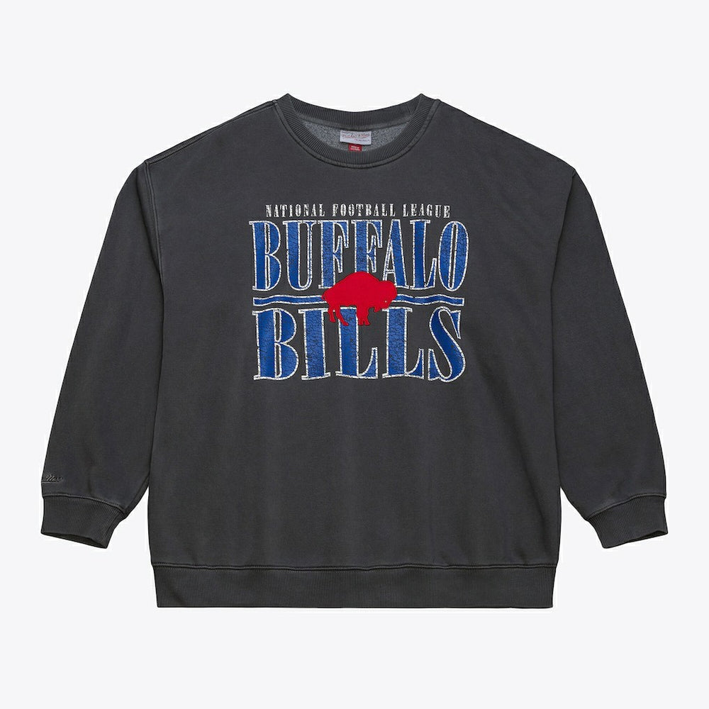 Buffalo Bills Downtown Crew Vintage Logo Sweatshirt | NFL Discount