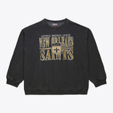 New Orleans Saints Downtown Crew Vintage Logo Sweatshirt | NFL Discount