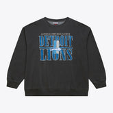 Detroit Lions Downtown Crew Vintage Logo Sweatshirt | NFL New