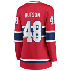 Lane Hutson Montreal Canadiens Fanatics Women's Home Breakaway Player Jersey - NHL Jerseys