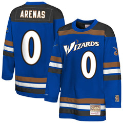Blue Gilbert Arenas Washington Wizards Youth Maxxed Out 2.0 Fashion Hockey Jersey | NBA