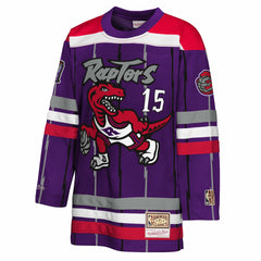 Purple Vince Carter Toronto Raptors Youth Maxxed Out 2.0 Fashion Hockey Jersey | NBA