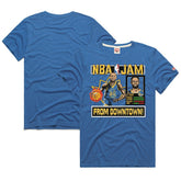 Royal Stephen Curry Golden State Warriors Homage Unisex NBA Jam Tri-Blend T-Shirt sale | NBA