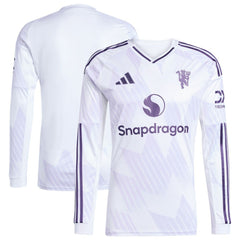 Manchester United 2025/26 Away Replica Long Sleeve Jersey