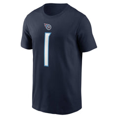 Tennessee Titans Cameron Ward Name & Number T-Shirt | NFL Sale