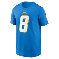 Los Angeles Chargers Omarion Hampton Name & Number T-Shirt | NFL Discount