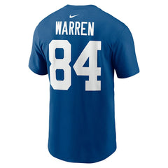Indianapolis Colts Tyler Warren Name & Number T-Shirt | NFL Hot