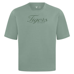 Detroit Tigers Levelwear Ethereal Oversized Luxe Signature Knit T-Shirt - MLB T-shirts