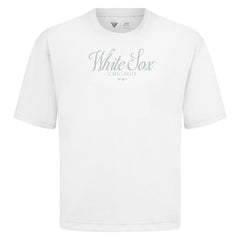 Chicago White Sox Levelwear Ethereal Oversized Luxe Signature Knit T-Shirt - MLB T-shirts