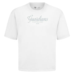 Cleveland Guardians Levelwear Ethereal Oversized Luxe Signature Knit T-Shirt - MLB T-shirts