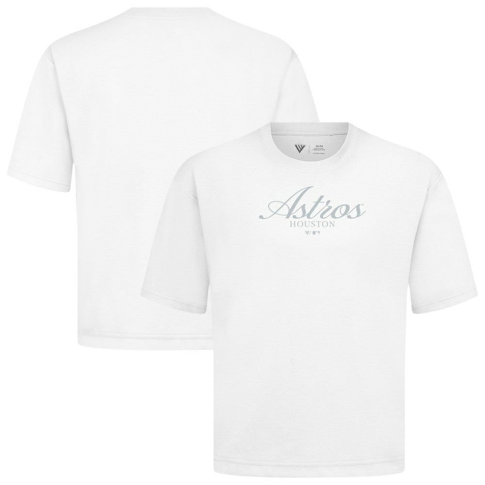 Houston Astros Levelwear Ethereal Oversized Luxe Signature Knit T-Shirt - MLB T-shirts