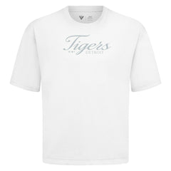 Detroit Tigers Levelwear Ethereal Oversized Luxe Signature Knit T-Shirt - MLB T-shirts