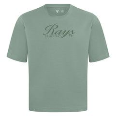 Tampa Bay Rays Levelwear Ethereal Oversized Luxe Signature Knit T-Shirt - MLB T-shirts