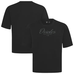 Baltimore Orioles Levelwear Ethereal Oversized Luxe Signature Knit T-Shirt - MLB T-shirts