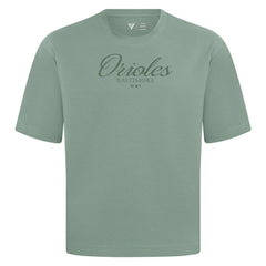 Baltimore Orioles Levelwear Ethereal Oversized Luxe Signature Knit T-Shirt - MLB T-shirts
