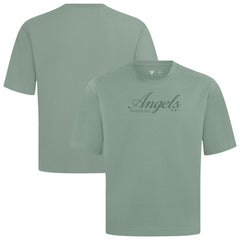 Los Angeles Angels Levelwear Ethereal Oversized Luxe Signature Knit T-Shirt - MLB T-shirts