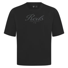 Cincinnati Reds Levelwear Ethereal Oversized Luxe Signature Knit T-Shirt - MLB T-shirts