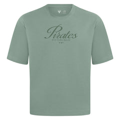 Pittsburgh Pirates Levelwear Ethereal Oversized Luxe Signature Knit T-Shirt - MLB T-shirts