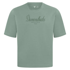 Arizona Diamondbacks Levelwear Ethereal Oversized Luxe Signature Knit T-Shirt - MLB T-shirts