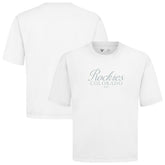 Colorado Rockies Levelwear Ethereal Oversized Luxe Signature Knit T-Shirt - MLB T-shirts