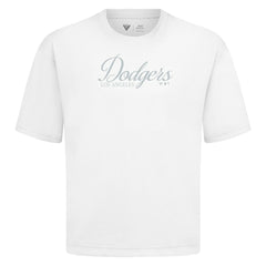 Los Angeles Dodgers Levelwear Ethereal Oversized Luxe Signature Knit T-Shirt - MLB T-shirts