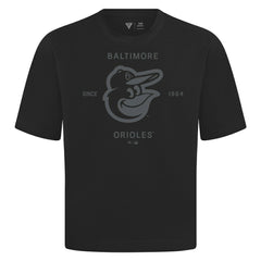 Baltimore Orioles Levelwear Crossway Oversized Luxe Signature Knit T-Shirt - MLB T-shirts