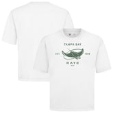 Tampa Bay Rays Levelwear Crossway Oversized Luxe Signature Knit T-Shirt - MLB T-shirts