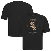 Chicago White Sox Levelwear Crossway Oversized Luxe Signature Knit T-Shirt - MLB T-shirts