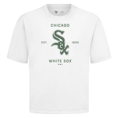 Chicago White Sox Levelwear Crossway Oversized Luxe Signature Knit T-Shirt - MLB T-shirts