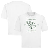 Cleveland Guardians Levelwear Crossway Oversized Luxe Signature Knit T-Shirt - MLB T-shirts