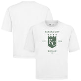 Kansas City Royals Levelwear Crossway Oversized Luxe Signature Knit T-Shirt - MLB T-shirts