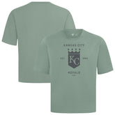 Kansas City Royals Levelwear Crossway Oversized Luxe Signature Knit T-Shirt - MLB T-shirts