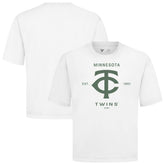 Minnesota Twins Levelwear Crossway Oversized Luxe Signature Knit T-Shirt - MLB T-shirts