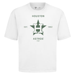 Houston Astros Levelwear Crossway Oversized Luxe Signature Knit T-Shirt - MLB T-shirts