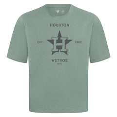 Houston Astros Levelwear Crossway Oversized Luxe Signature Knit T-Shirt - MLB T-shirts