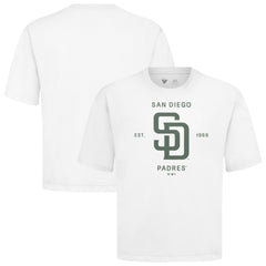 San Diego Padres Levelwear Crossway Oversized Luxe Signature Knit T-Shirt - MLB T-shirts