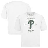 Philadelphia Phillies Levelwear Crossway Oversized Luxe Signature Knit T-Shirt - MLB T-shirts