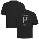 Pittsburgh Pirates Levelwear Crossway Oversized Luxe Signature Knit T-Shirt - MLB T-shirts