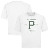 Pittsburgh Pirates Levelwear Crossway Oversized Luxe Signature Knit T-Shirt - MLB T-shirts