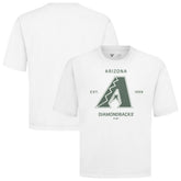 Arizona Diamondbacks Levelwear Crossway Oversized Luxe Signature Knit T-Shirt - MLB T-shirts