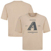 Arizona Diamondbacks Levelwear Crossway Oversized Luxe Signature Knit T-Shirt - MLB T-shirts