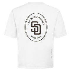 San Diego Padres Levelwear Signet Oversized Luxe Signature Knit T-Shirt - MLB T-shirts