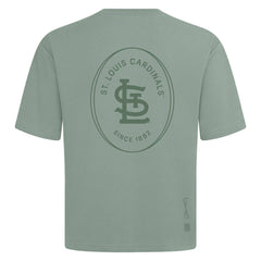 St. Louis Cardinals Levelwear Signet Oversized Luxe Signature Knit T-Shirt - MLB T-shirts