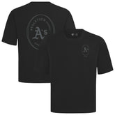 Athletics Levelwear Signet Oversized Luxe Signature Knit T-Shirt - MLB T-shirts